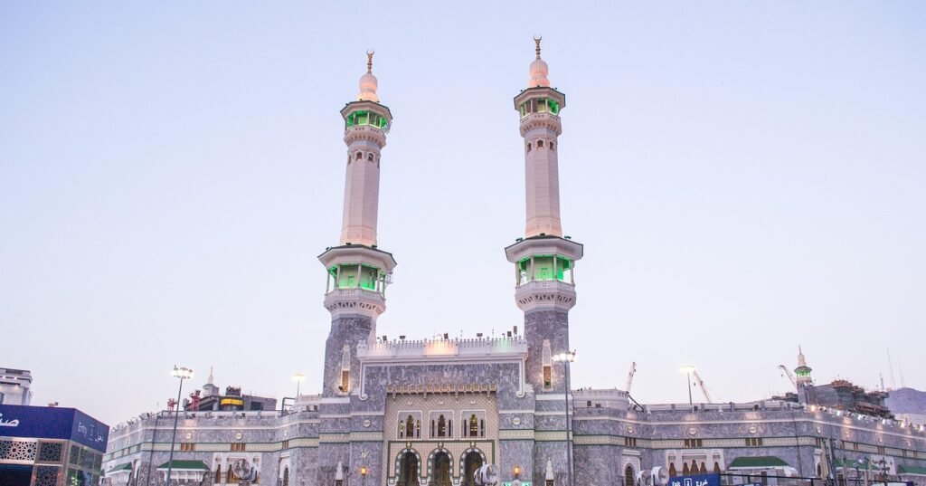 Masjid Al-Haram - destination for Muslims performing Umrah or Hajj travelling from UK and across the globe.